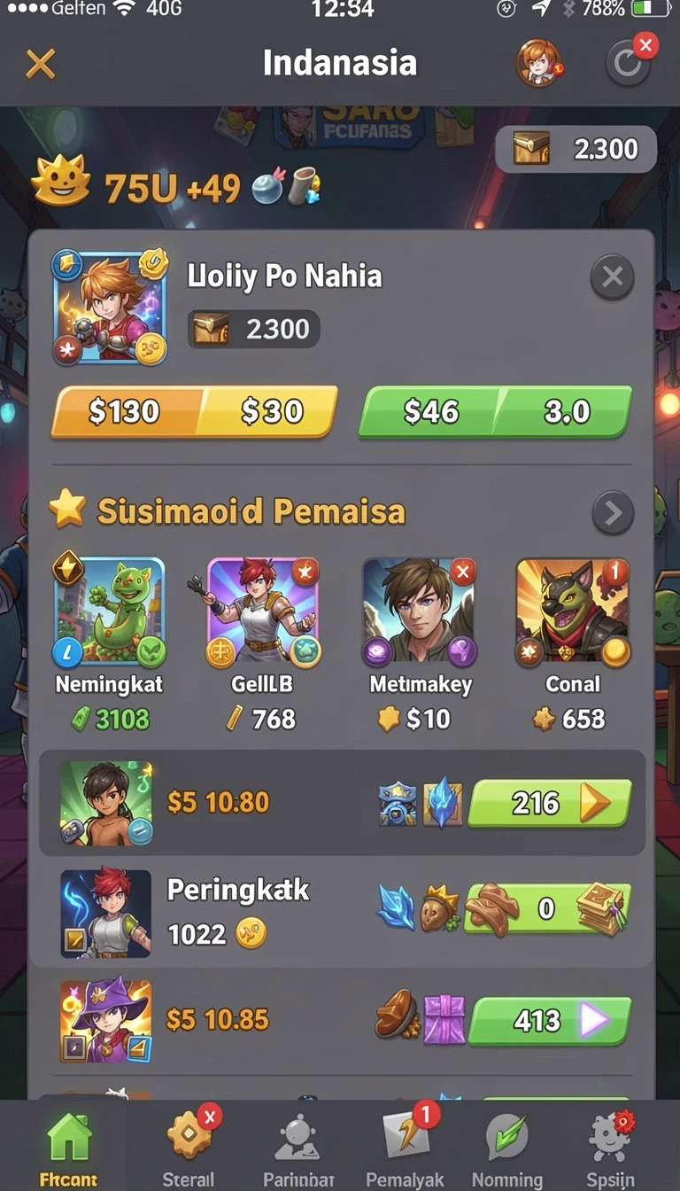 Tampilan utama aplikasi Review Aplikasi sand77 yang intuitif dan efisien.
